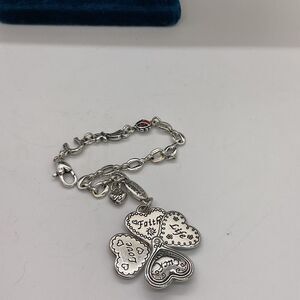 Brighton Lucky Clover Charm Bracelet